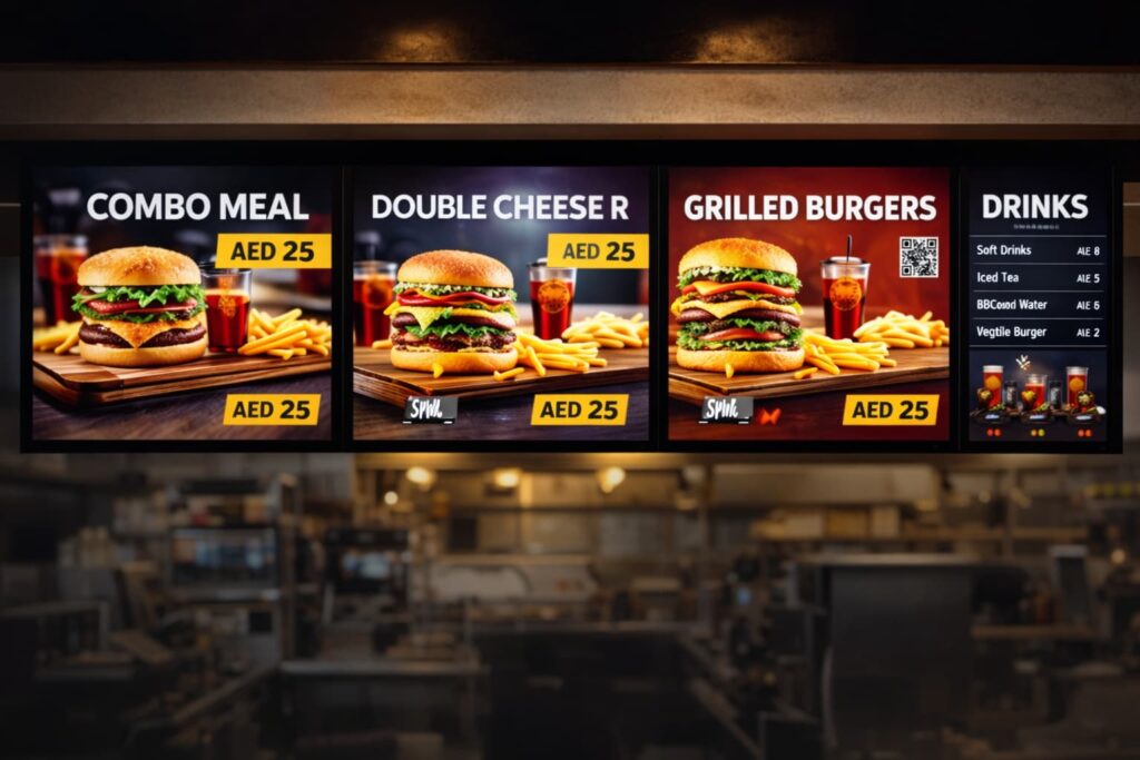 Digital Menu Boards for Restaurants