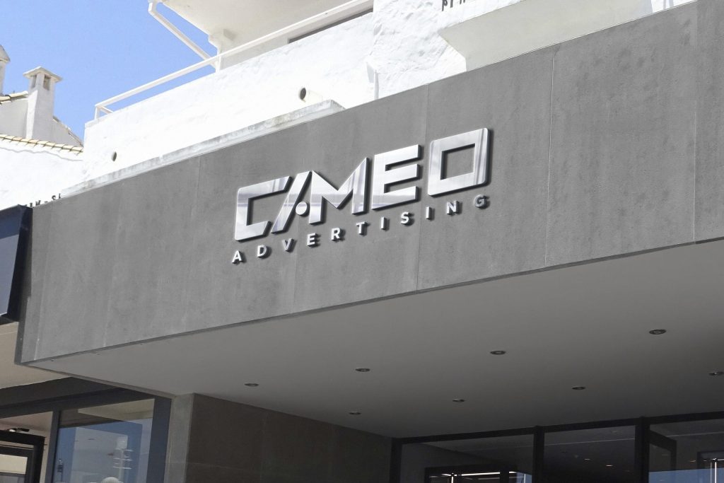 sign board installation by cameo advertising
